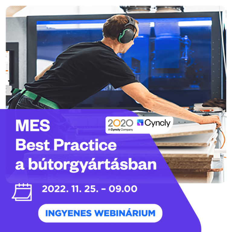 Online előadás: MES best practice a bútorgyártásban